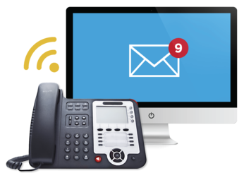 Pair your email with your landline to text